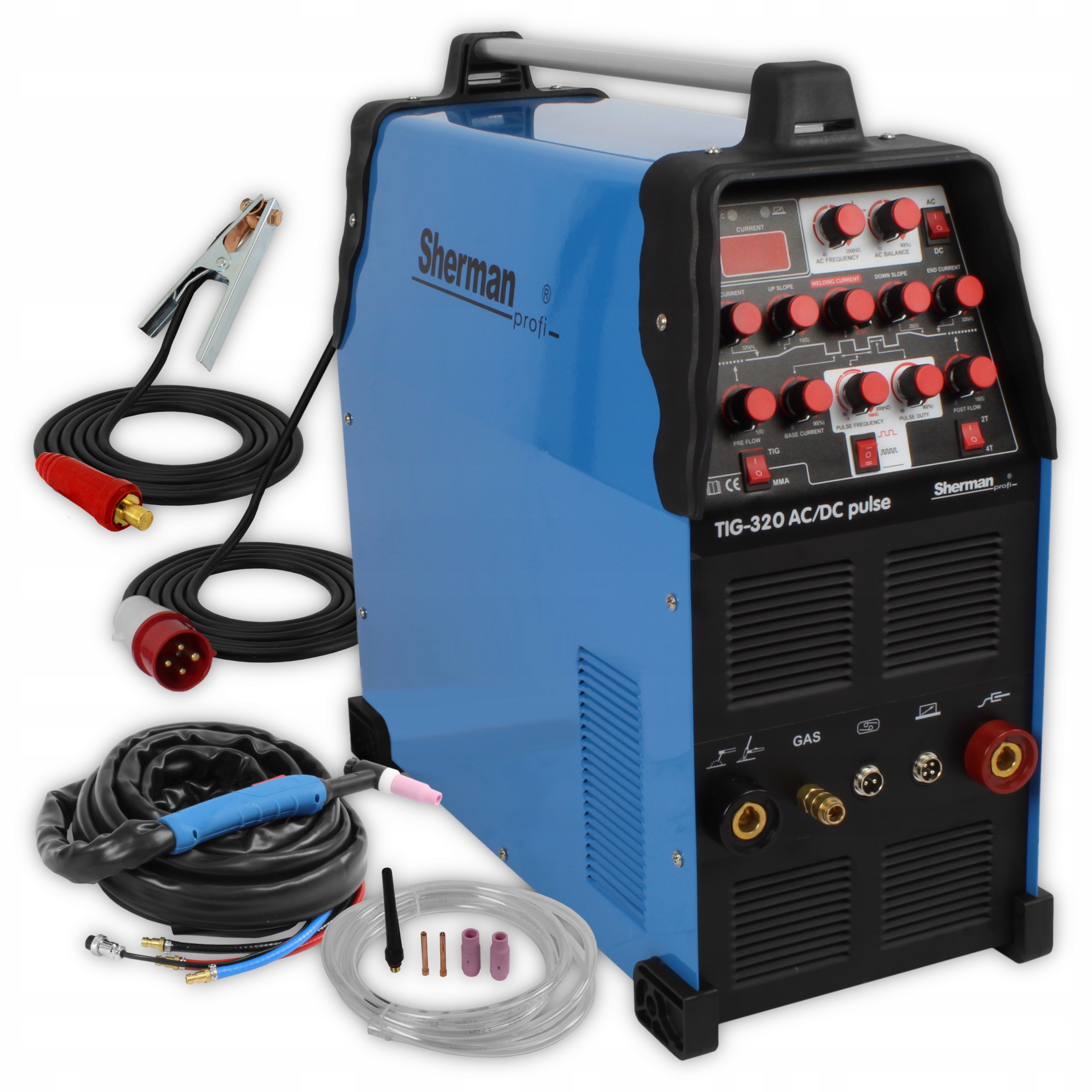 Sherman TIG AC/DC 320 PULSE Inwertorowy prostownik Marka Sherman