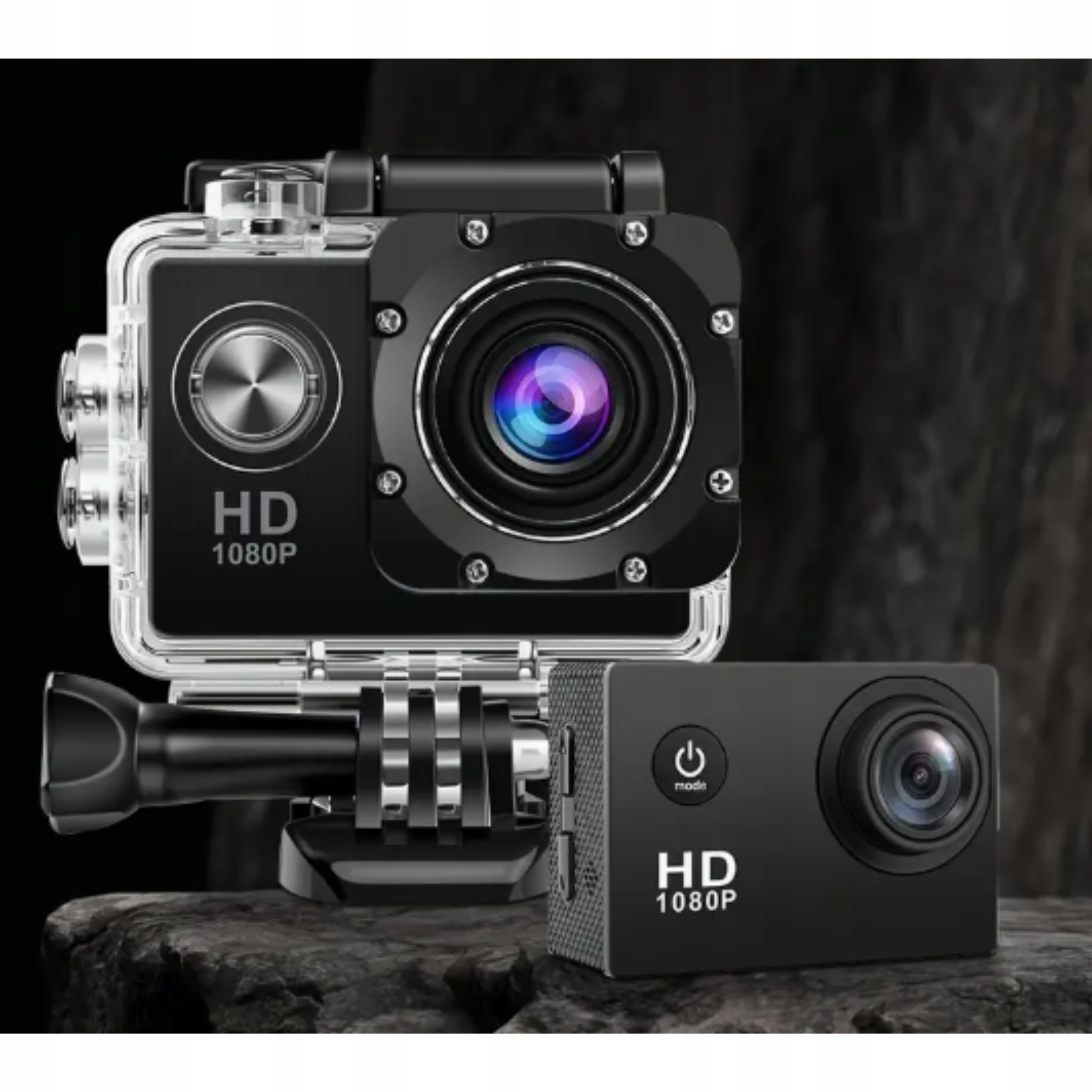 JADFEZY Kamera Sportowa FHD 1080P 12MP Wodoodporna 30M Szeroki Kąt 140° — miniatura 12