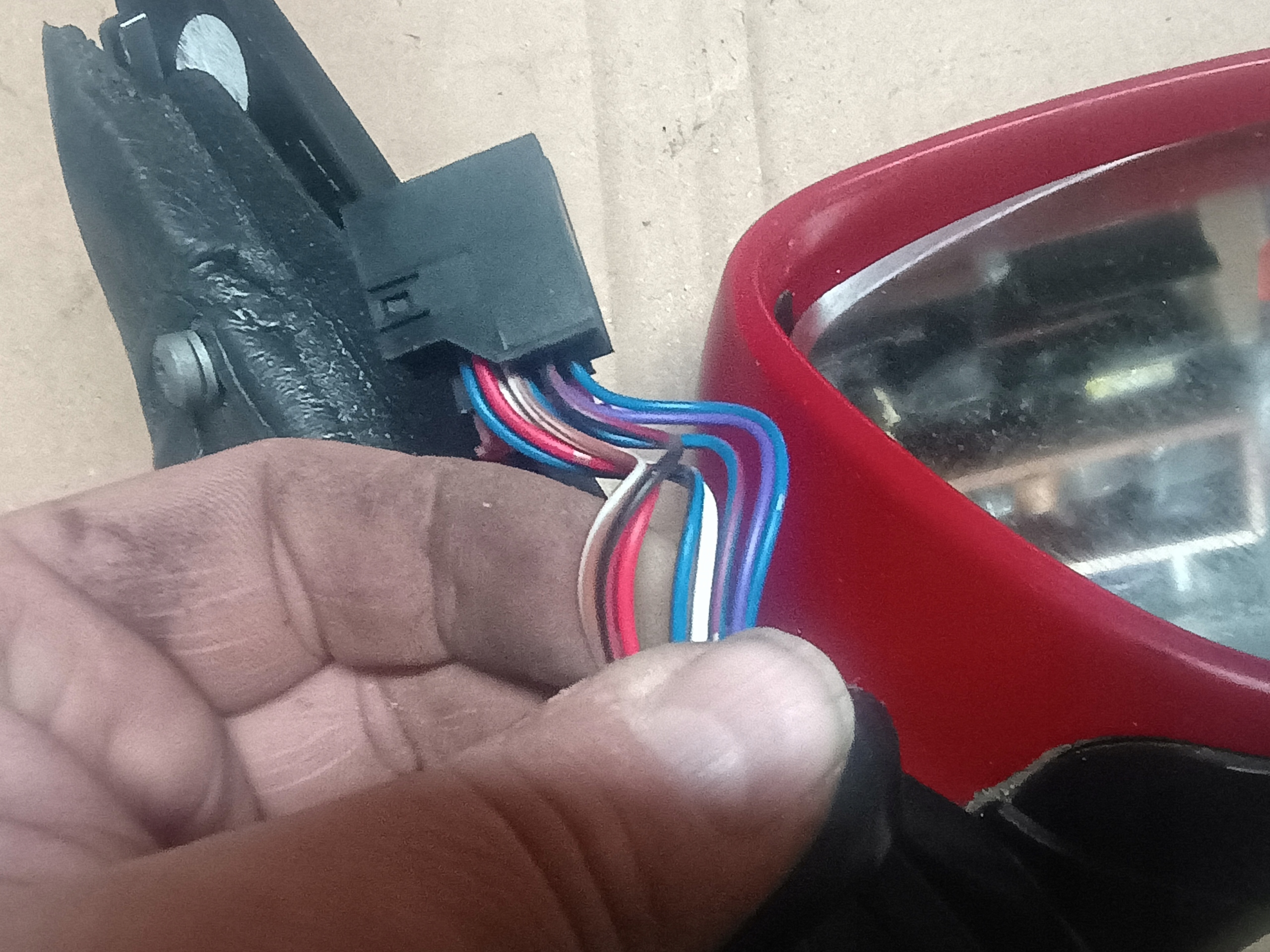 Spiegel rechts VW GOLF V 7 PIN