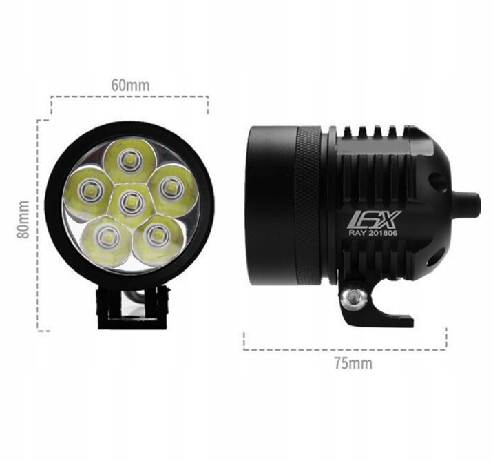 Halogeny 60W 6000LM lampy reflektory lightbar LED EAN (GTIN) 6975228179620