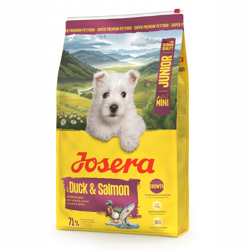 Josera Mini Junior Karma sucha dla szczeniąt małych ras kaczka łosoś 10kg