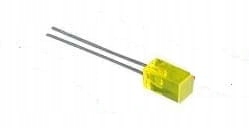 

Dioda Led 5x5mm żółta 1-5mcd 110°, 2szt