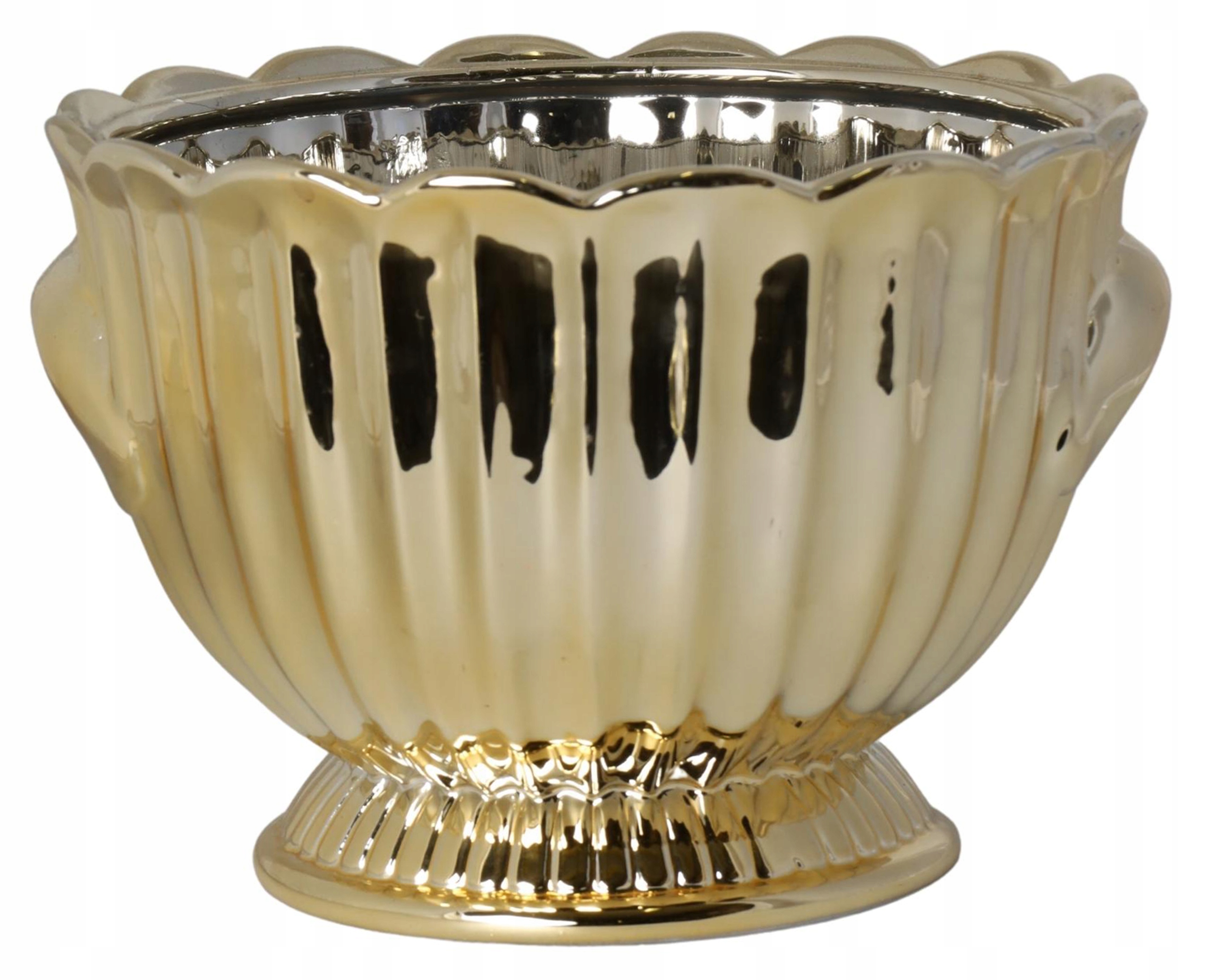 DONICZKA CERAMICZNA ZŁOTA MAŁA