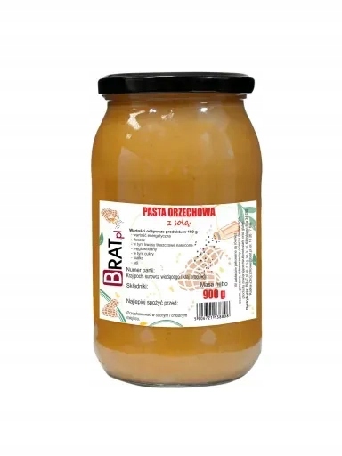 Levně 3X Brat Pasta z arašídů se solí 900 g