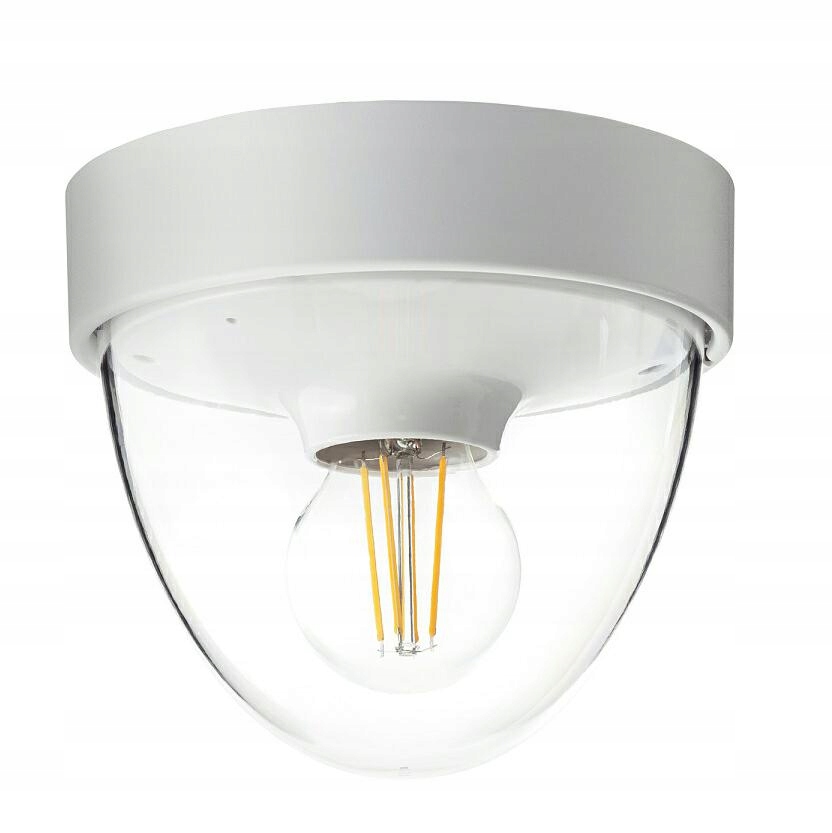 Zahradní lampa Nook Bílá 1xE27 IP44 na terasy Venkovní moderní dům