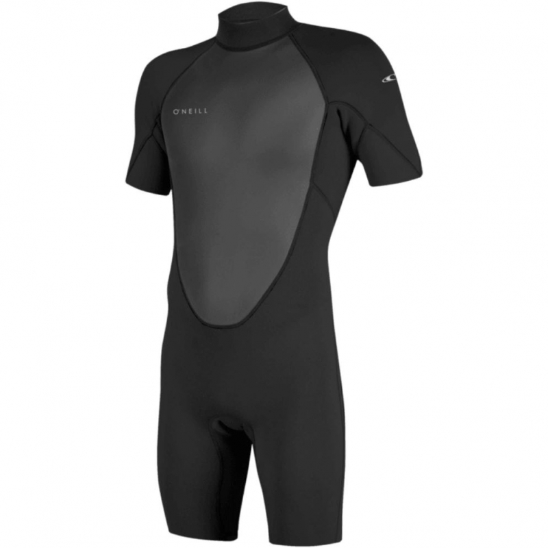 Pianka Męska ONeill REACTOR II 2MM Back Zip S/S spring Black roz L