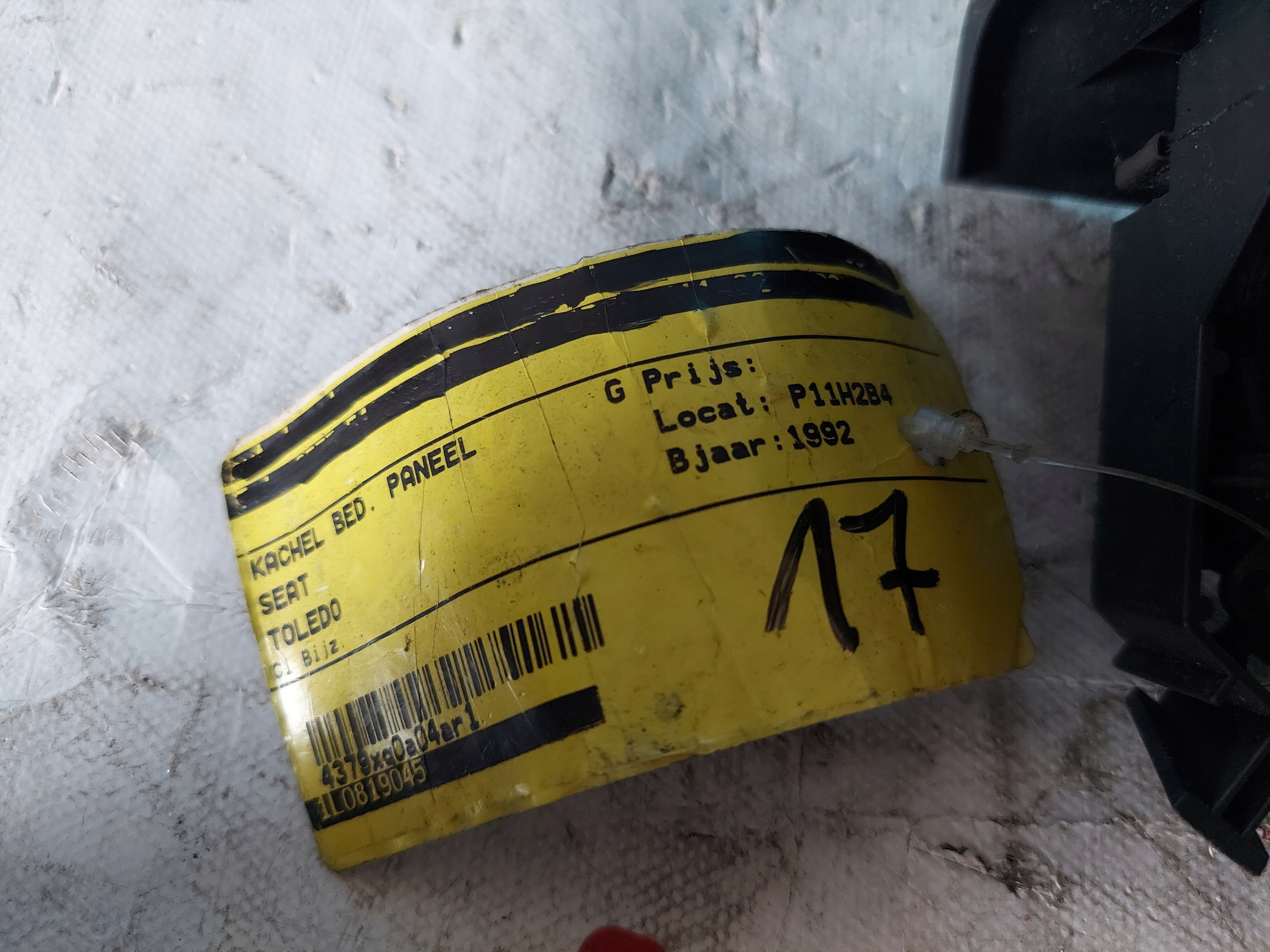 PANEL KLIMY SEAT TOLEDO e 1L0819045