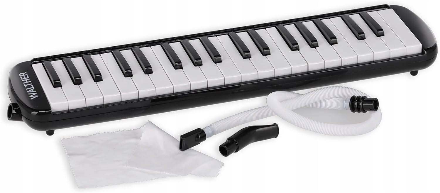 Gewa melodica 37 kláves f-f'' hadička pouzdro pásek černá bílá školní