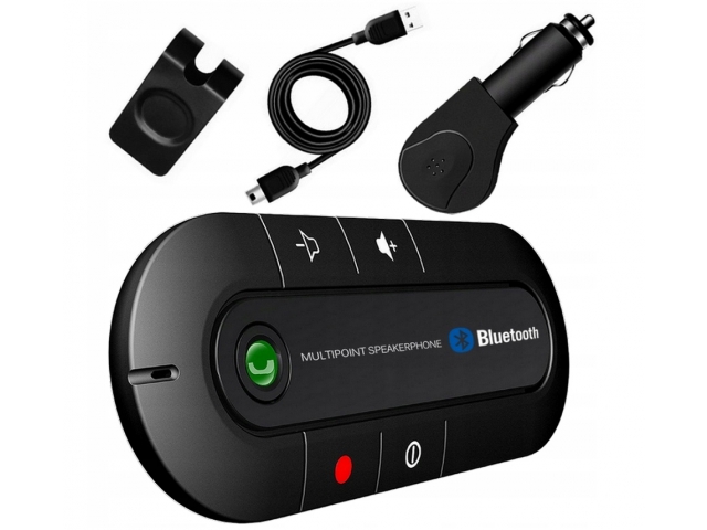 

Zestaw Głośnomówiący Samochodowy Bluetooth 4.1