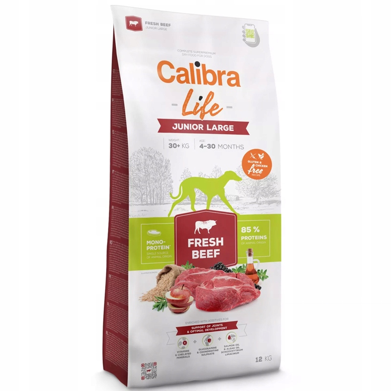 Calibra Life Fresh Beef Junior Large 12,5kg 5x2,5kg Data 7.06.2026