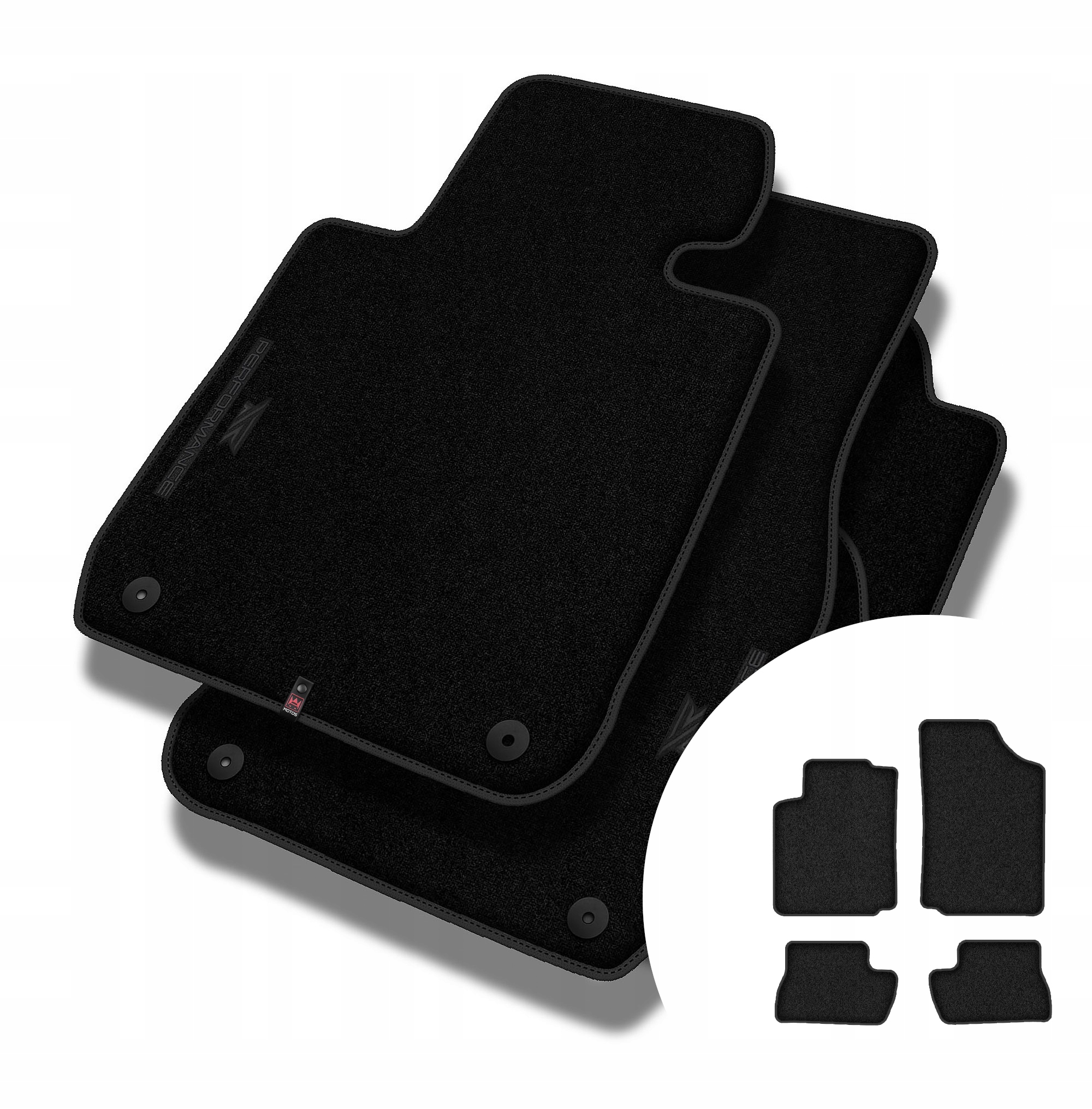 Velúrové koberčeky Performance Premium pre Citroen C2 2003-2009