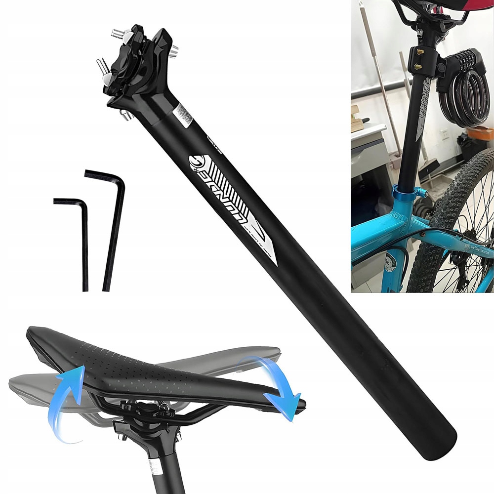 Sztyca Amortyzowana Wspornik Siodełka Rowerowego 27.2mm 400mm