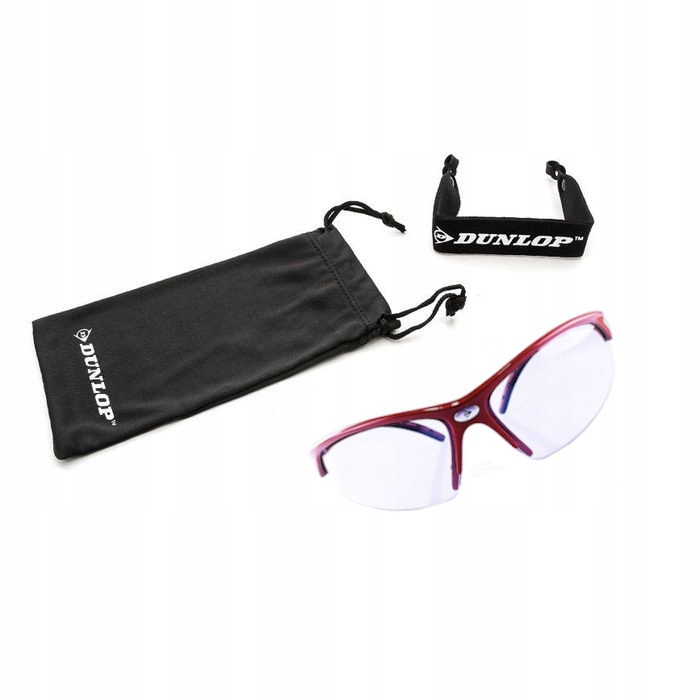 Okulary ochronne do squasha DUNLOP I-ARMOR Red Stan opakowania oryginalne