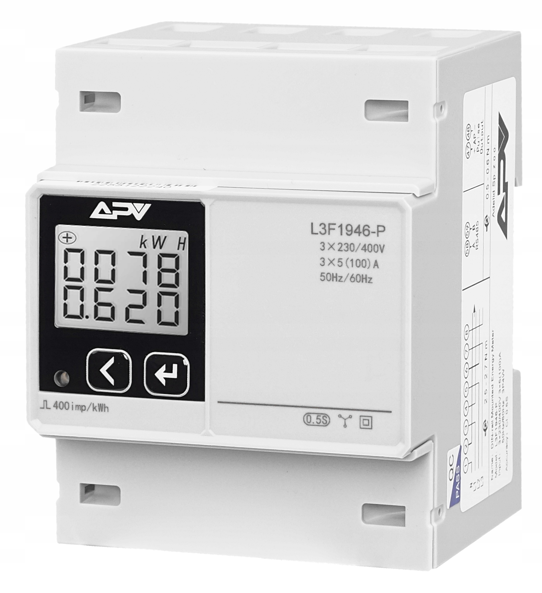 

Licznik 3-fazowy Modbus 100A dwukierunkowy Pv
