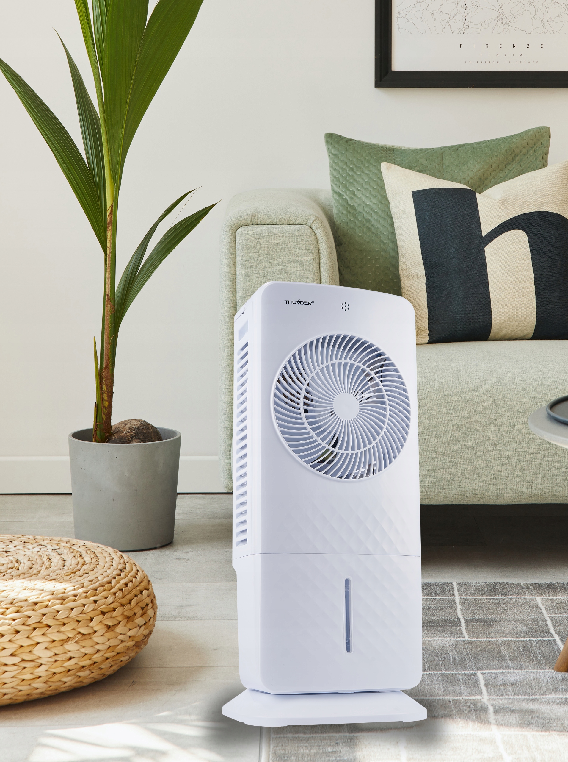 KLIMATOR KLIMATYZATOR NAWILŻACZ WENTYLATOR WODNY Z PILOTEM I TIMEREM DOMOWY Model FRESH