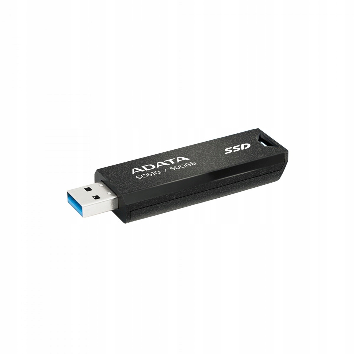 Externí Ssd disk Adata SC610 500GB Usb 3.2 Černý velikost jako flash disk