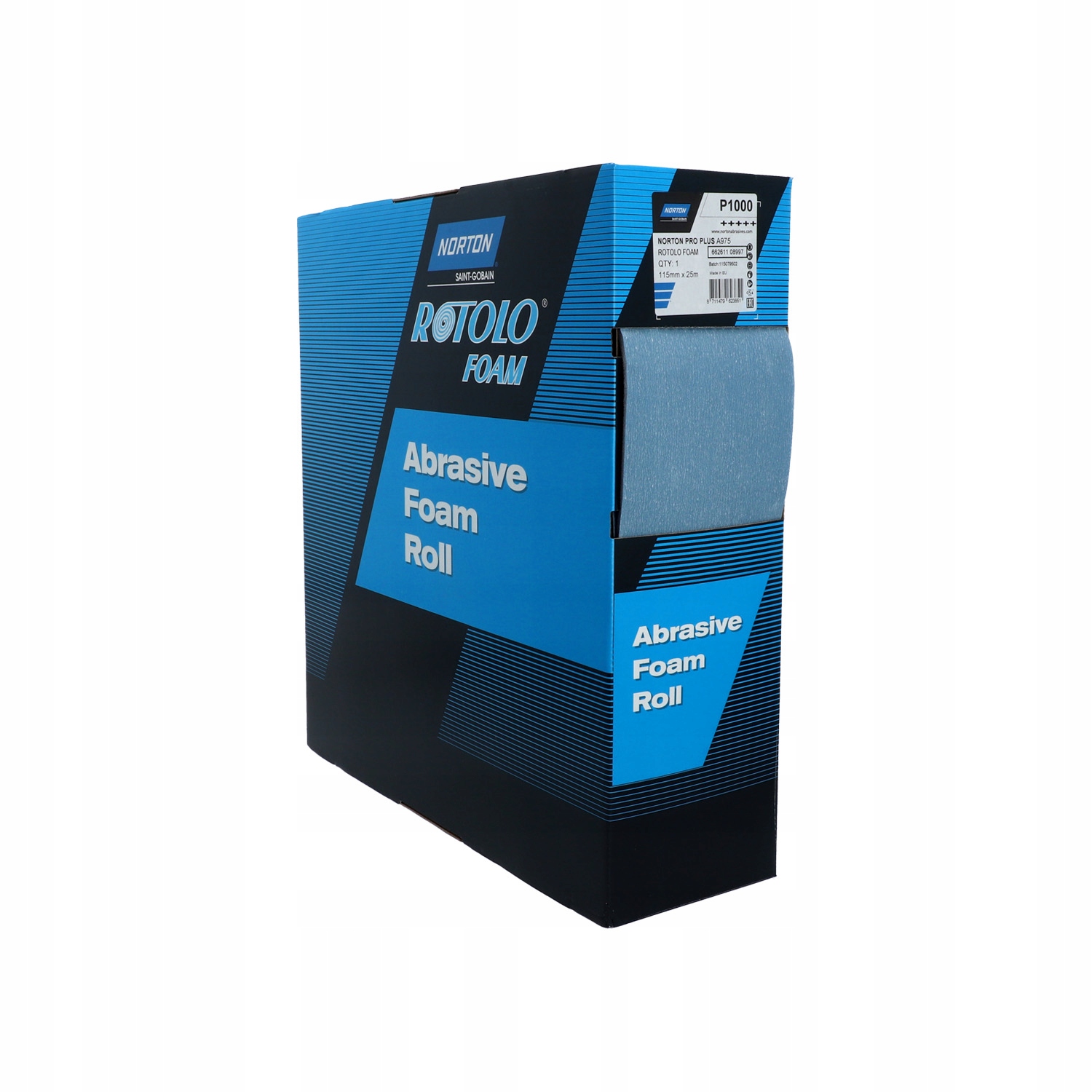 Brúsny Papier Norton Pro Plus A975 Rotolo 115mmX25m P1000