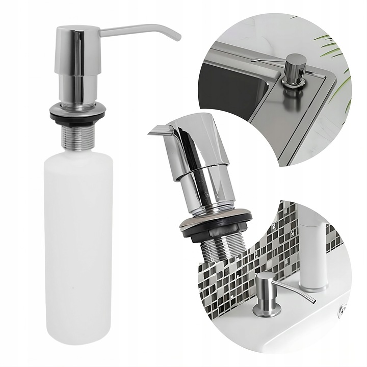 DOZOWNIK NA PŁYN DO NACZYŃ MYDŁO ŻEL CHROM 250 ml