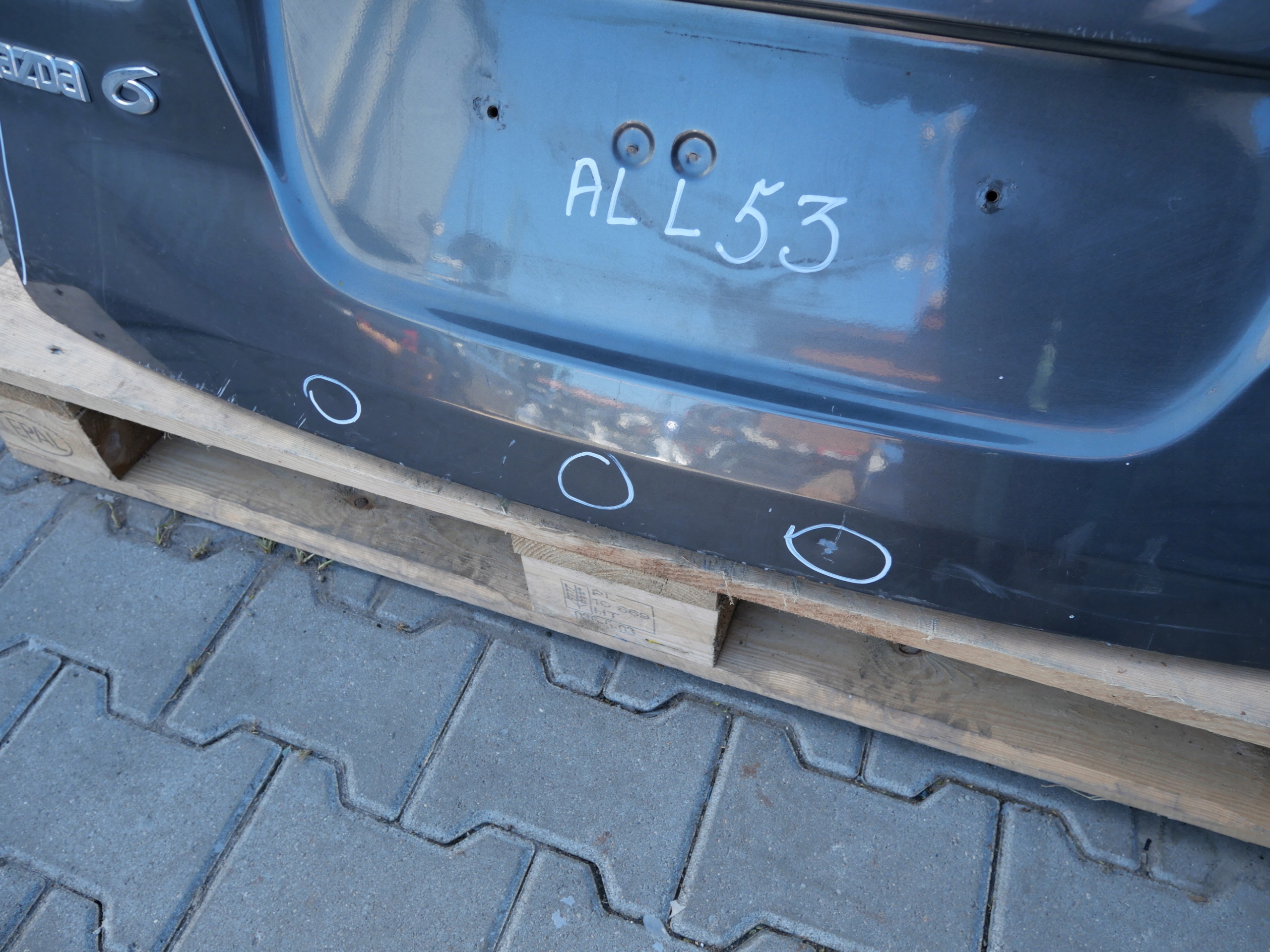 MAZDA 6 and KOMBI trunk door boot rear part rear