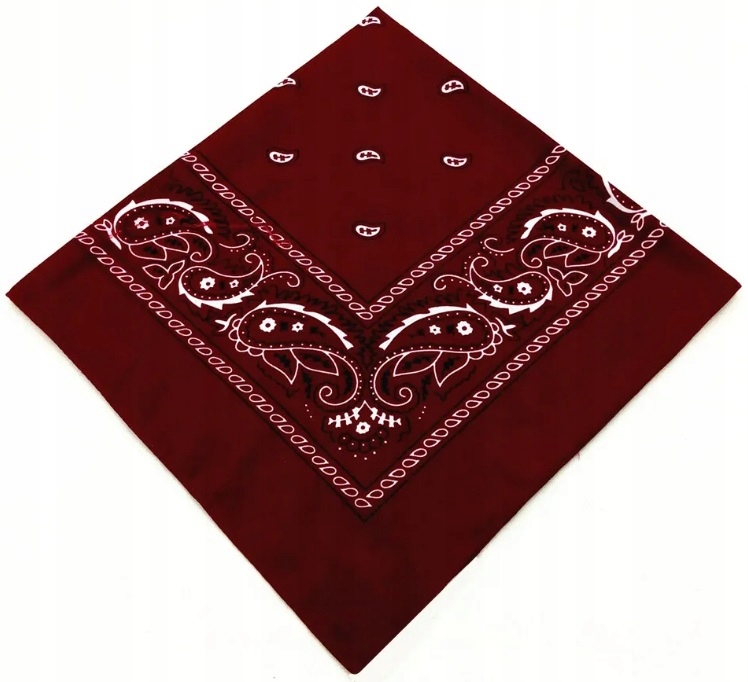 CHUSTKA BANDAMKA CHUSTA BANDANA APASZKA BORDOWA