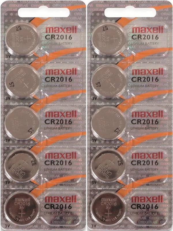 10x Bateria Litowa Maxell CR2016 DL 2016 Hologram