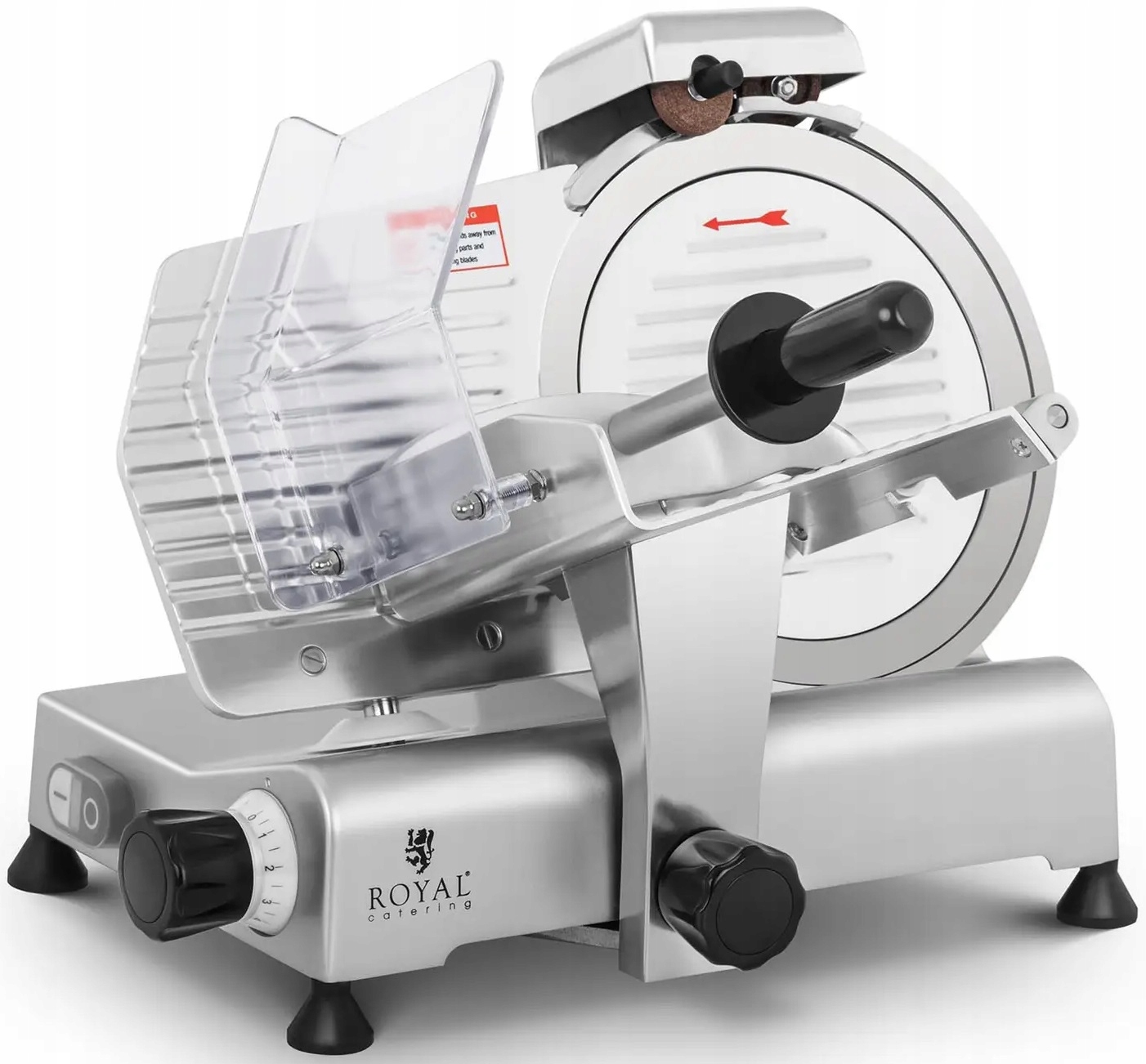 Krajalnica do wędlin sera 25cm ostrzałka Royal Catering RCAM-250E 10011406