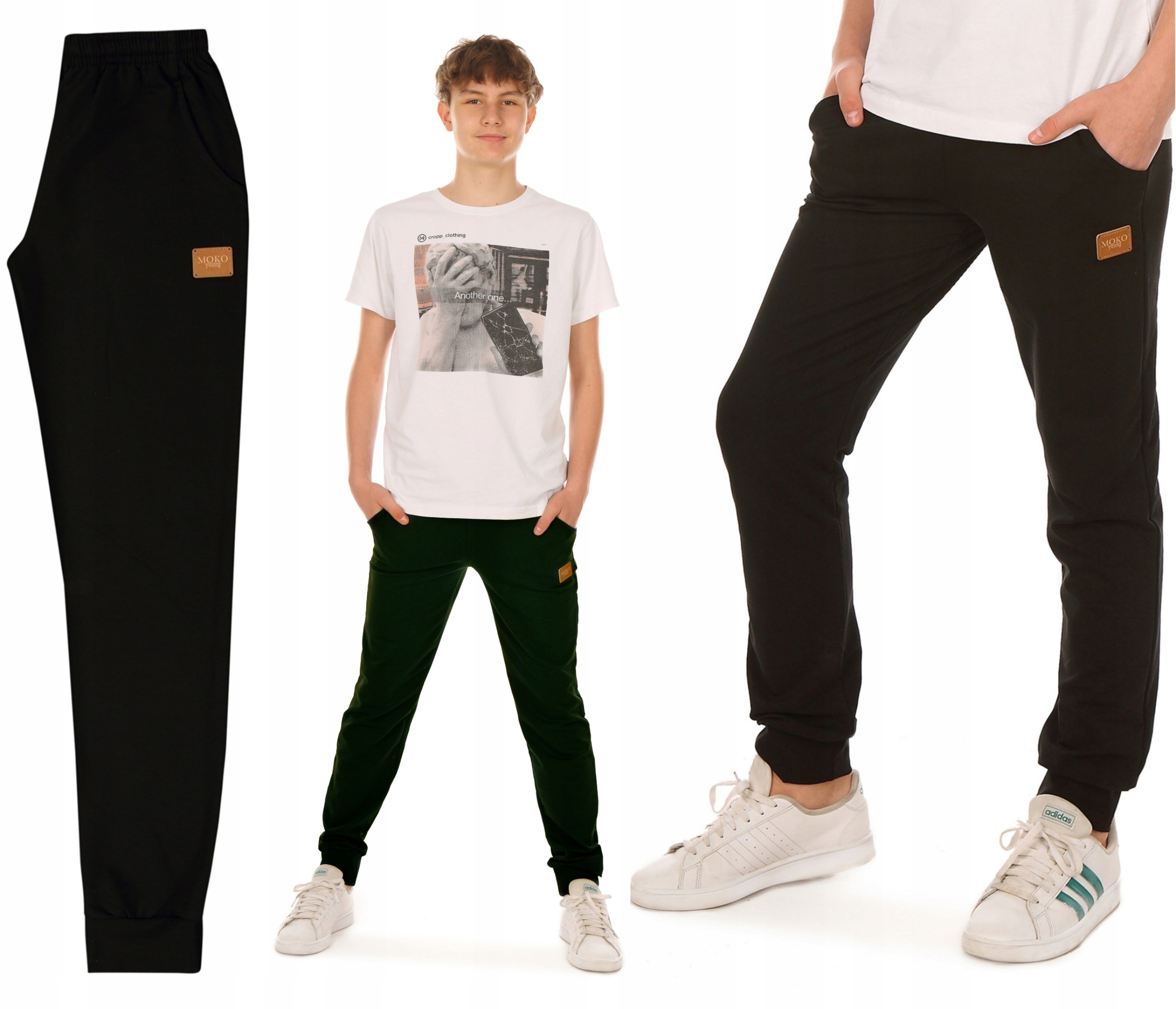 Spodnie dresowe SUPER JAKOŚĆ dres r.176 czarny Produkt.PL