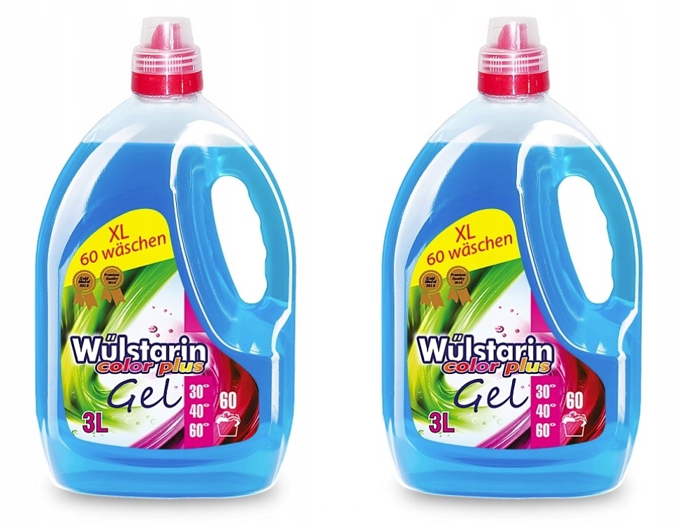 Wulstarin Niemiecki Żel do Prania Koloru 3L x2
