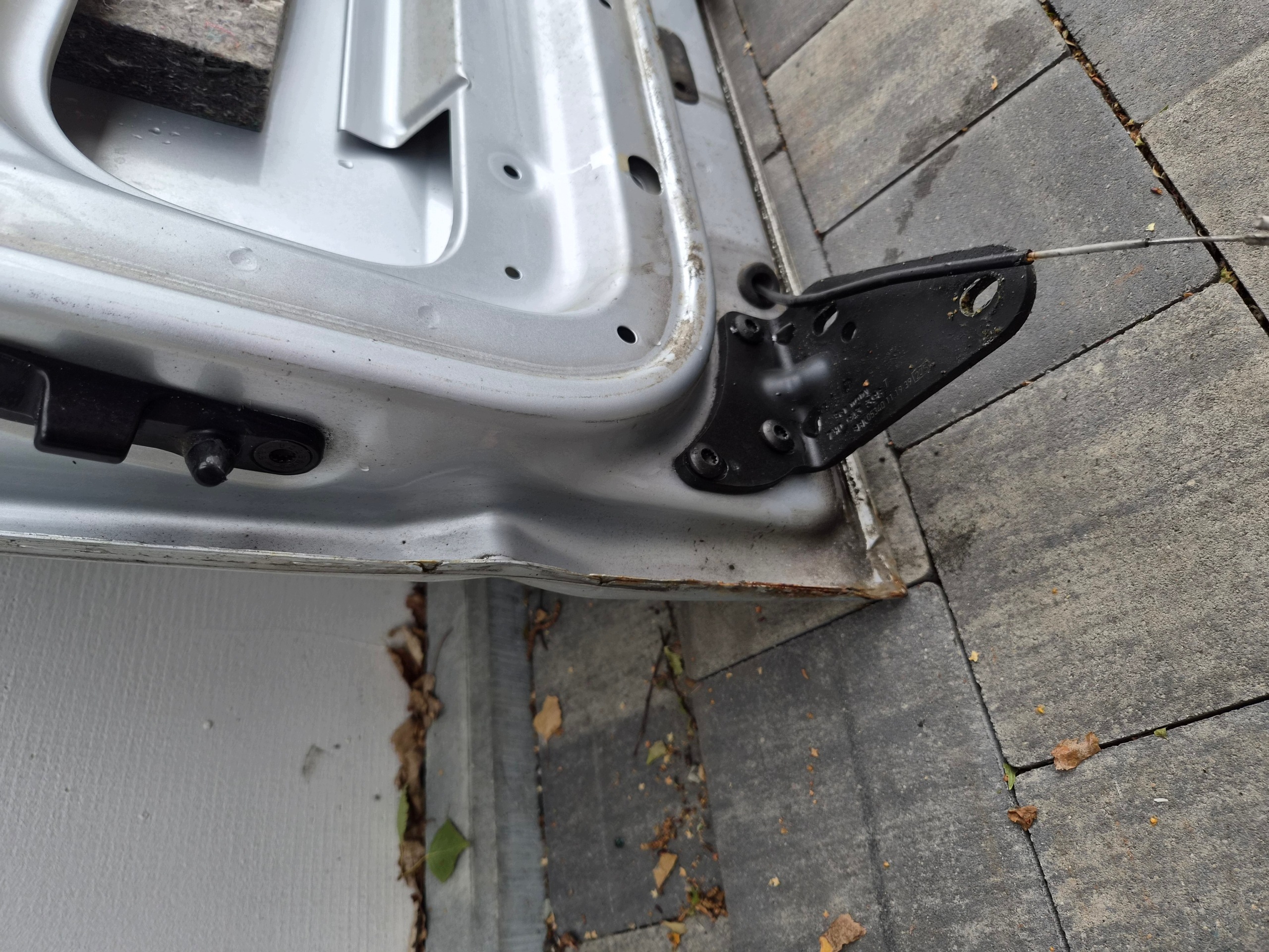 door sliding VW T5 T5 lift side right silver