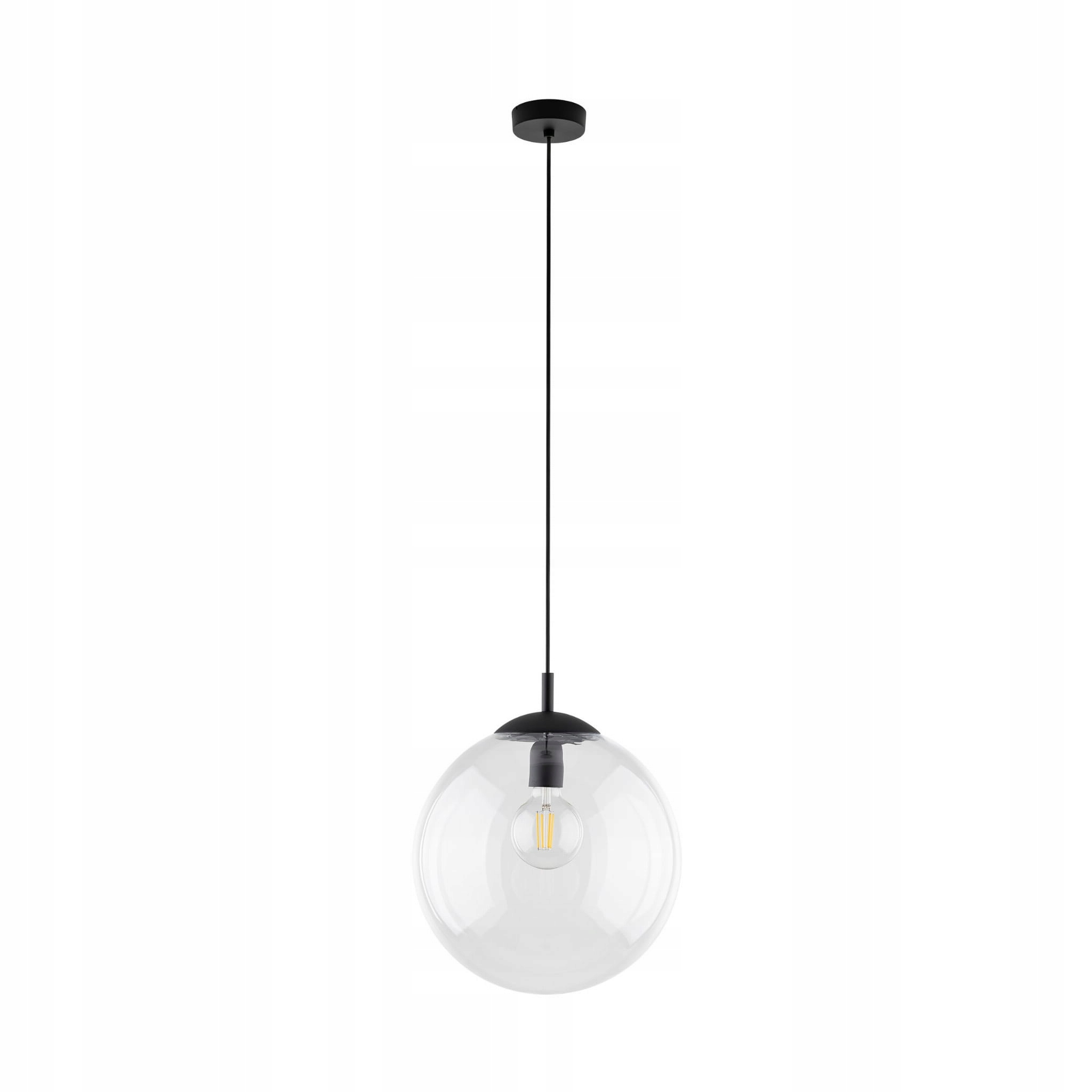 Tk Lighting Lampa wisząca szklany transparentny klosz Esme do salonu 3268