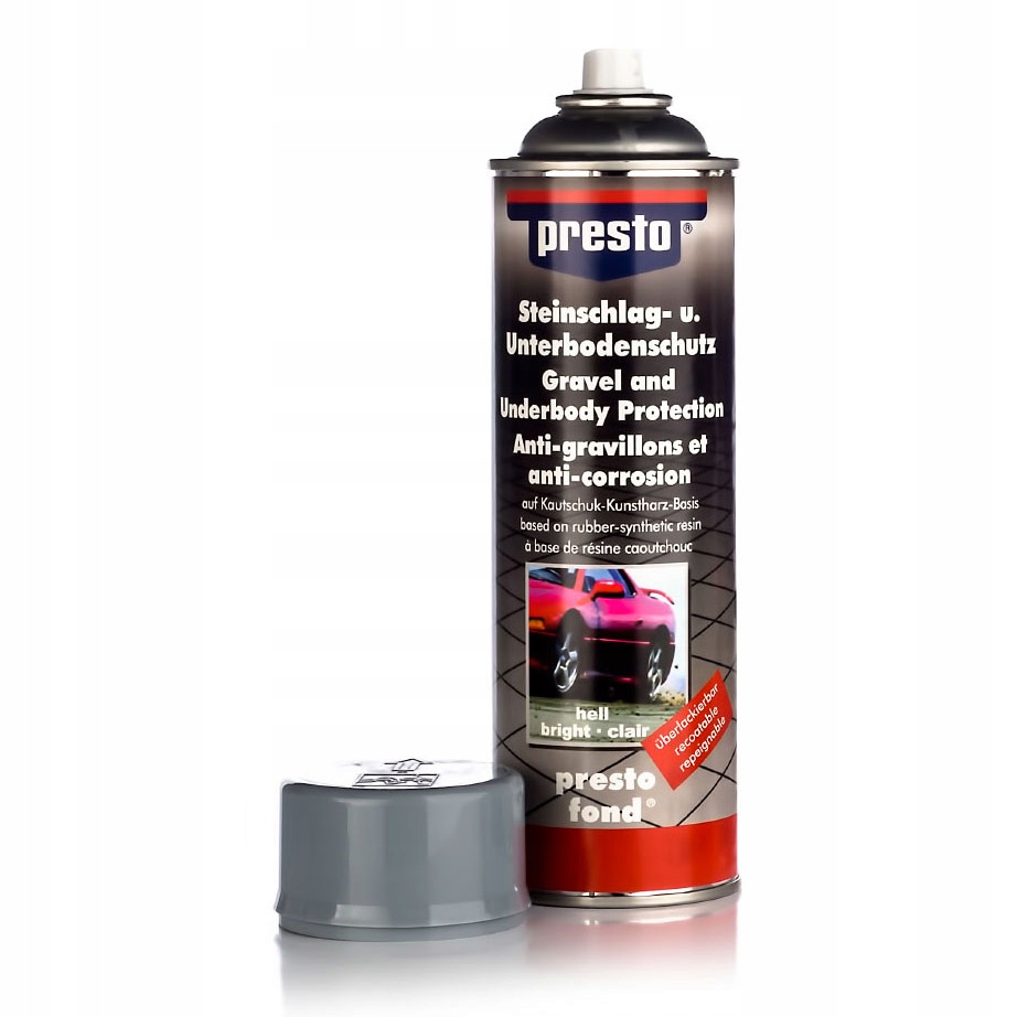 Presto Szary Baranek w Sprayu 500ML Środek ochrony karoserii