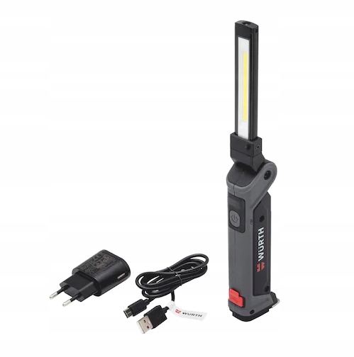 Wurth Ergopower Bend+ bezdrôtová nabíjateľná ručná Led lampa