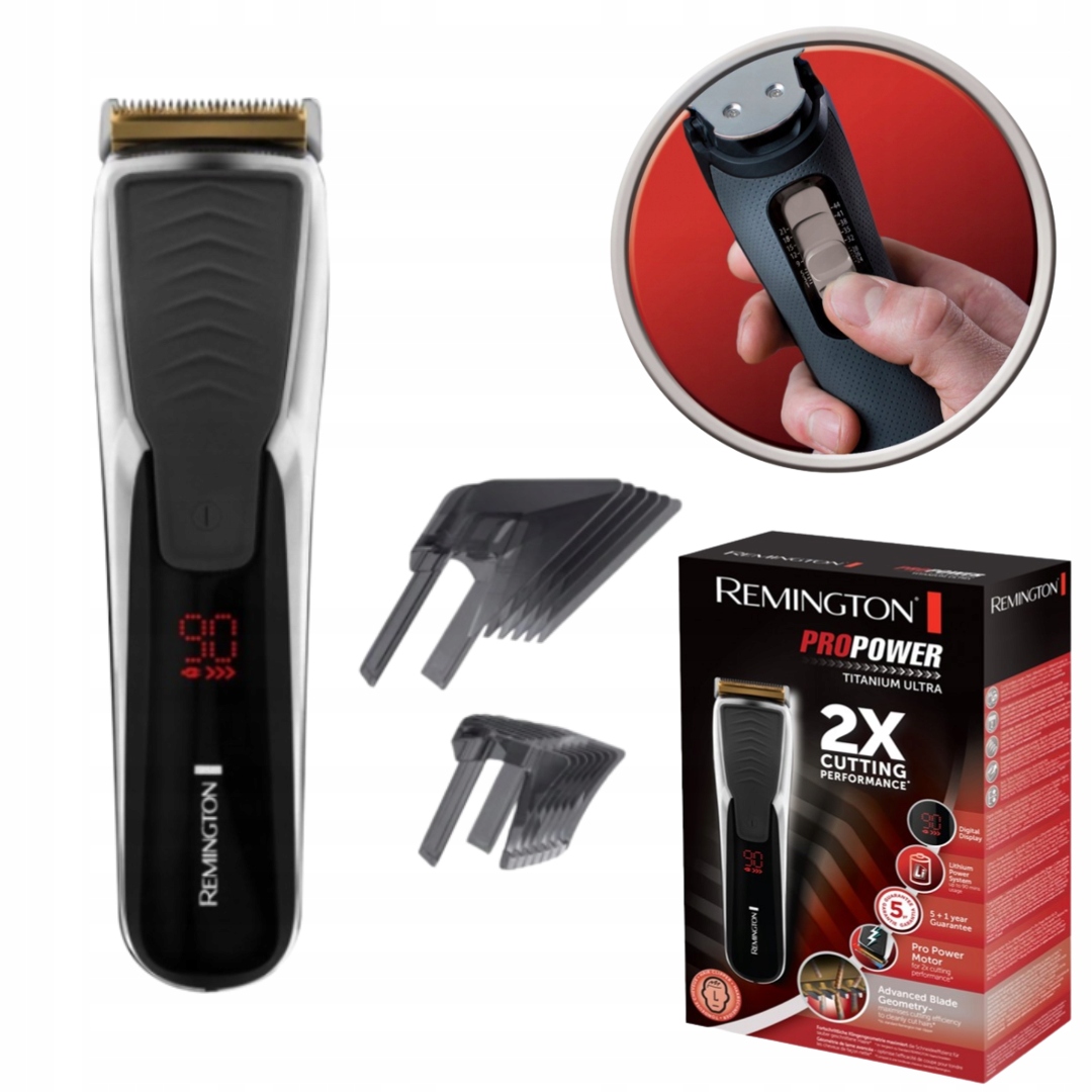 

Maszynka Do Włosów Remington Titanium HC7170 Led