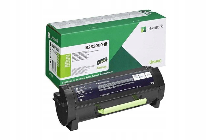 Originálny čierny toner Lexmark B2338, B2442, B2546, B2650, MB2338, MB2442,