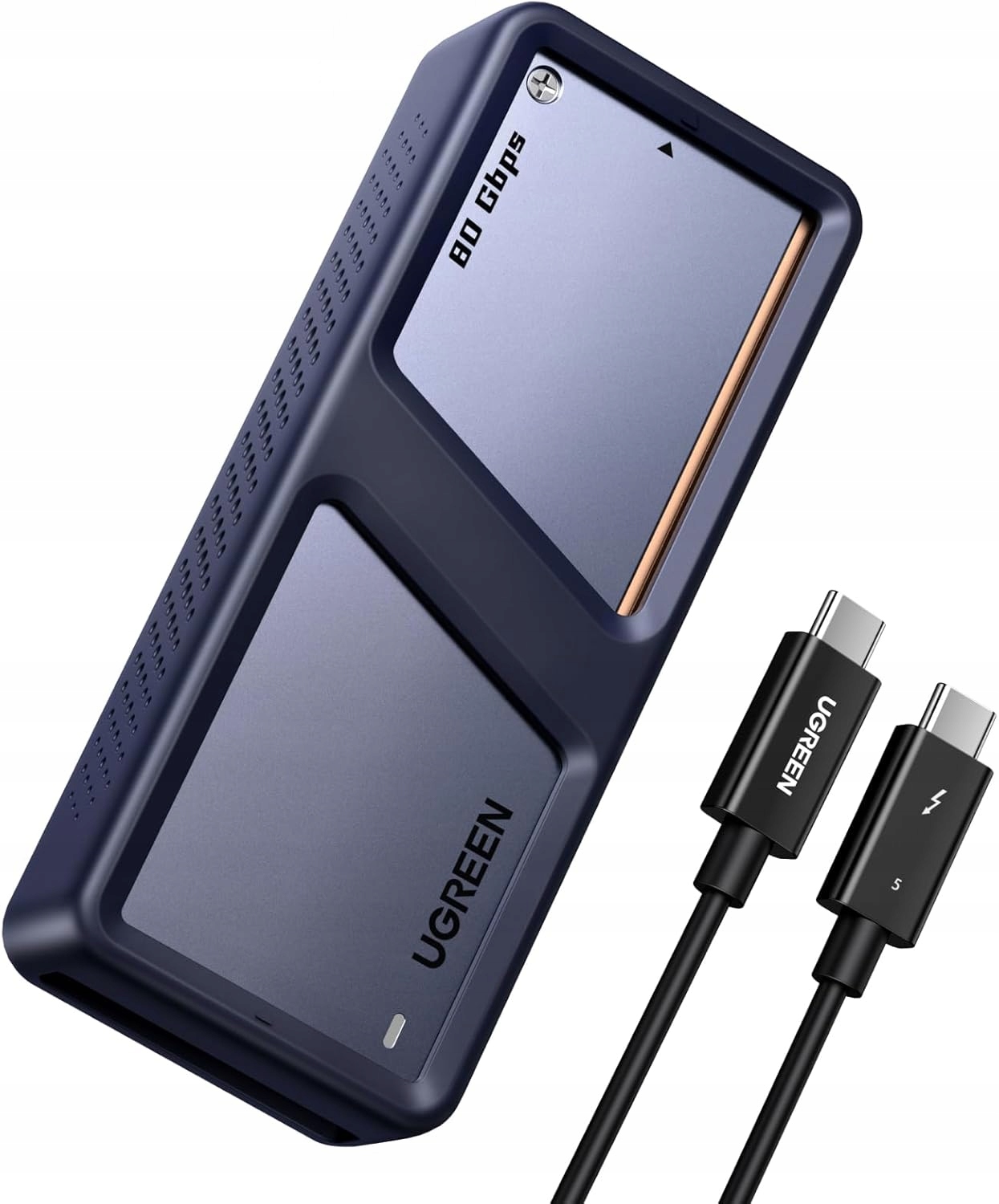 Vonkajšie Puzdro Ugreen 80 Gbps M2 Ssd Adaptér M2 Vrecko Usb-c 80 Gb/s
