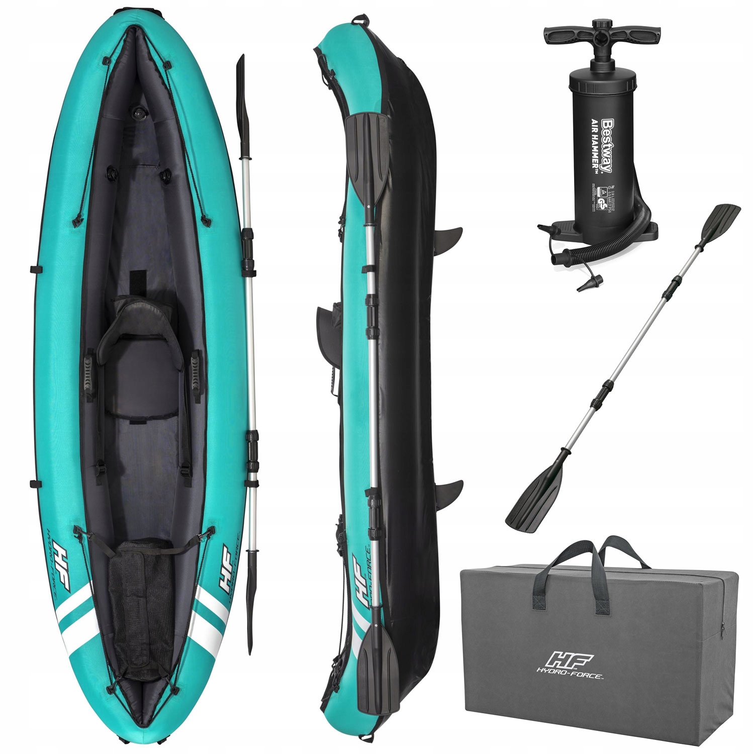 Kajak Hydro-Force Ventura Bestway 65118 280 cm do 130 kg