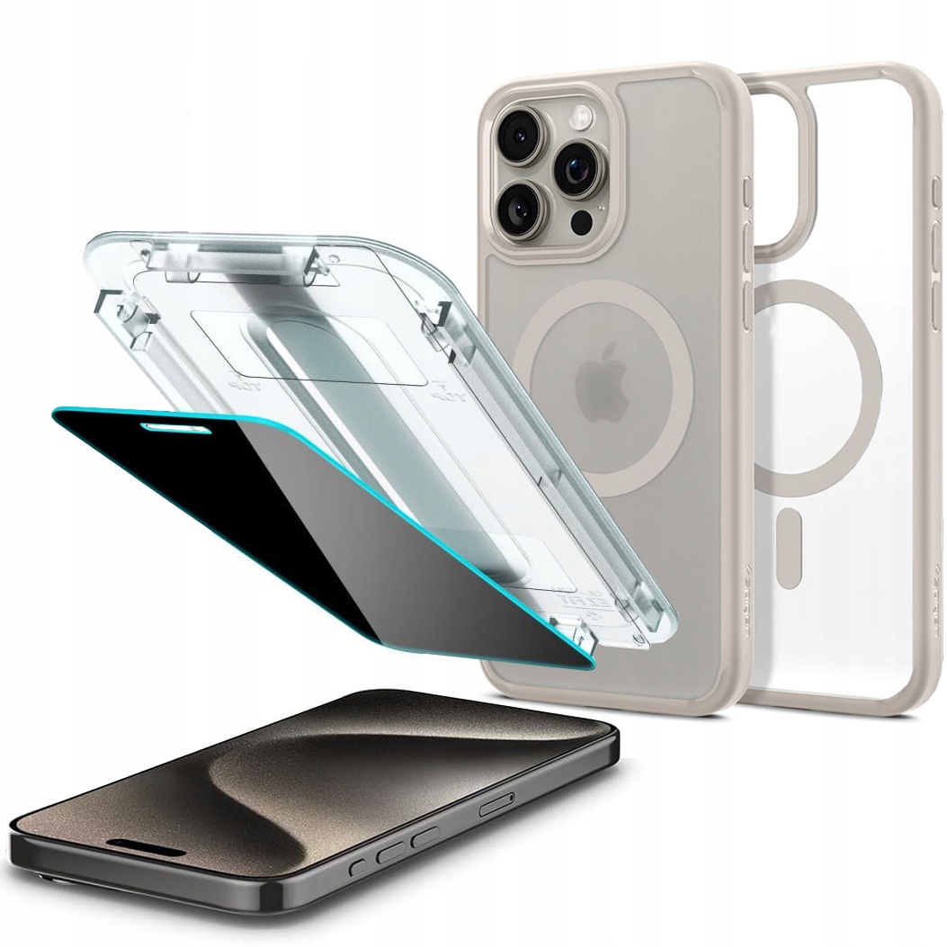 Pouzdro sklo Spigen pro iPhone 15 Pro case kryt obal