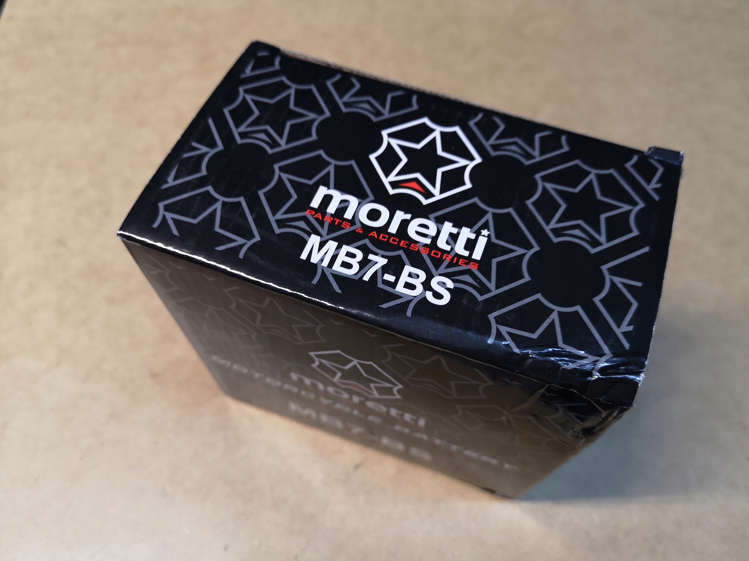 Akumulator żelowy motocyklowy MORETTI MB7-BS 7 Ah YB7-BS Napięcie 12V