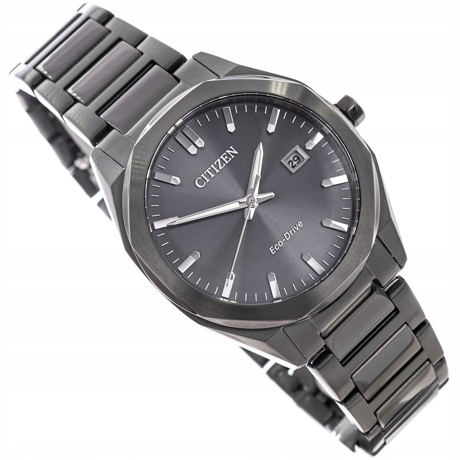 Pánské Hodinky Citizen BM7625-80H Eco-drive Grafitové S Náramkem 10BAR
