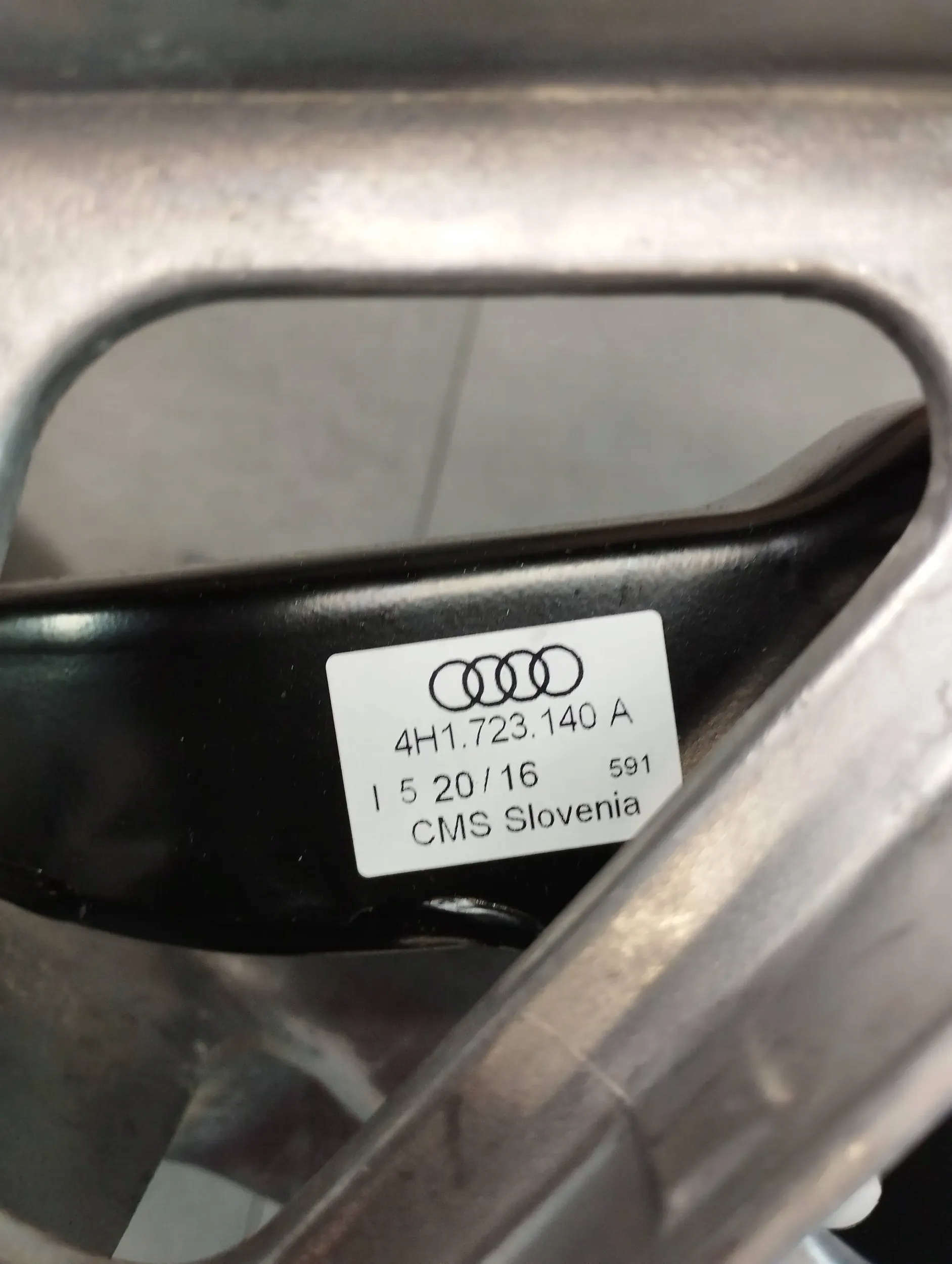 Audi A6 C7 4G pedals support AUTOMAT 4G1723117