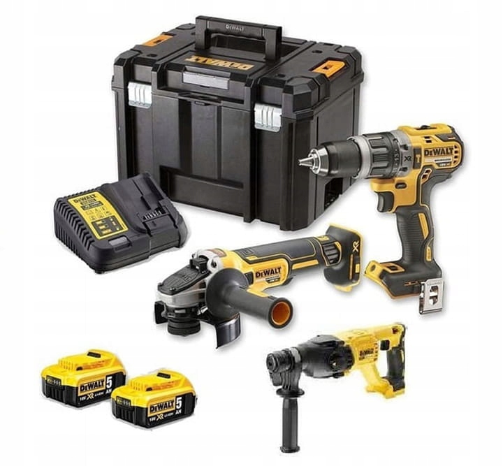 Dewalt sada Combo DCD796 DCG405 DCH133 2X5Ah