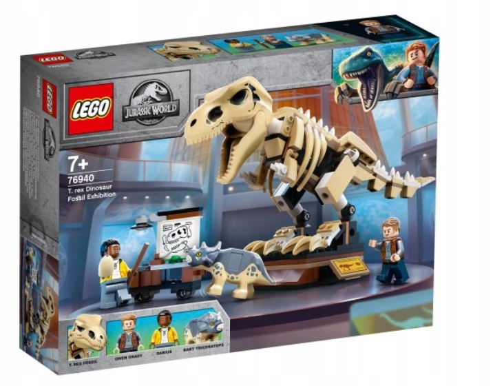 LEGO 76940 JURASSIC WORLD WYSTAWA SKAMIENIAŁOŚCI
