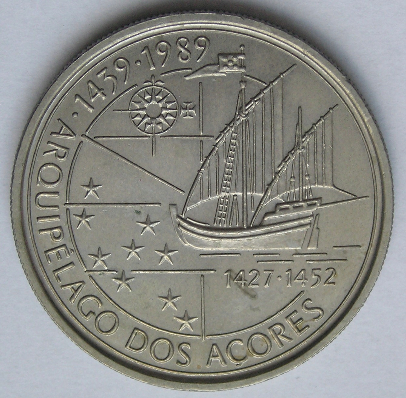 Portugalia 100 escudos 1989 - stan 1/2