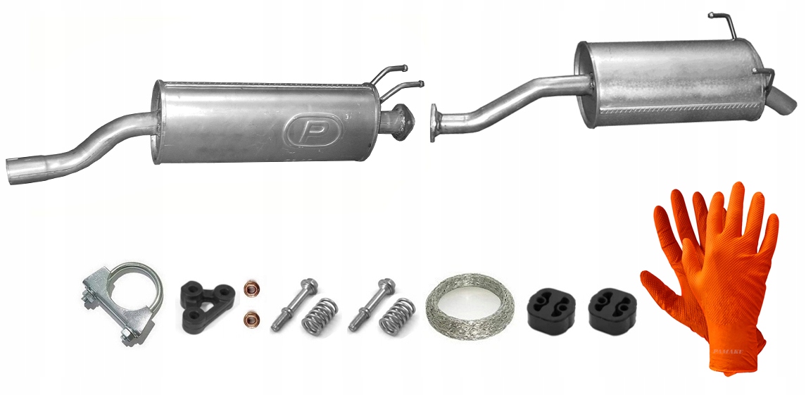 Honda CIVIC 1.4 1.6 (2001-2005) Hatchback Tlumič Koncový 2D