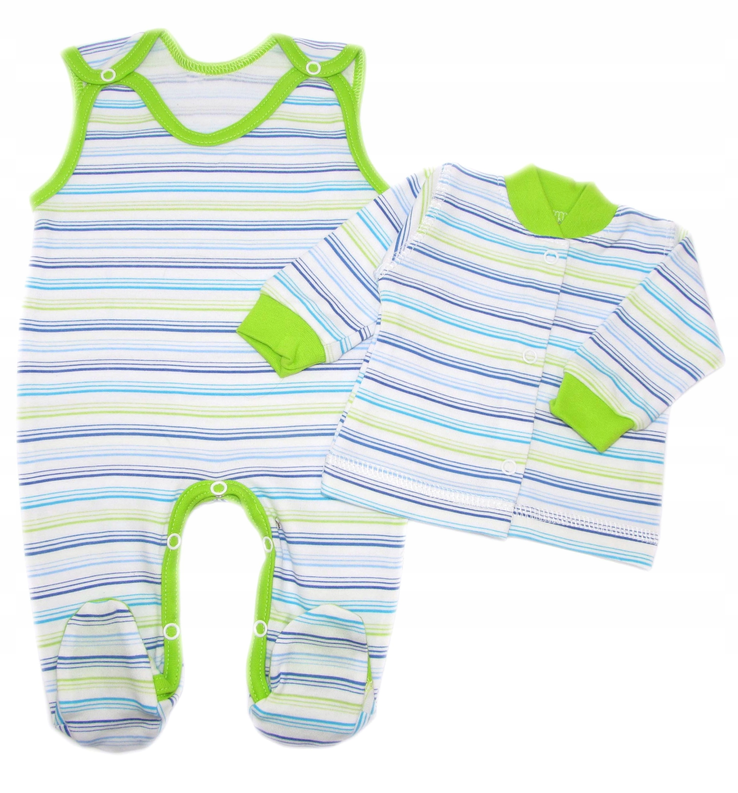 KOMPLET NIEMOWLĘCY ŚPIOCHY + KAFTANIK r.68 /11/