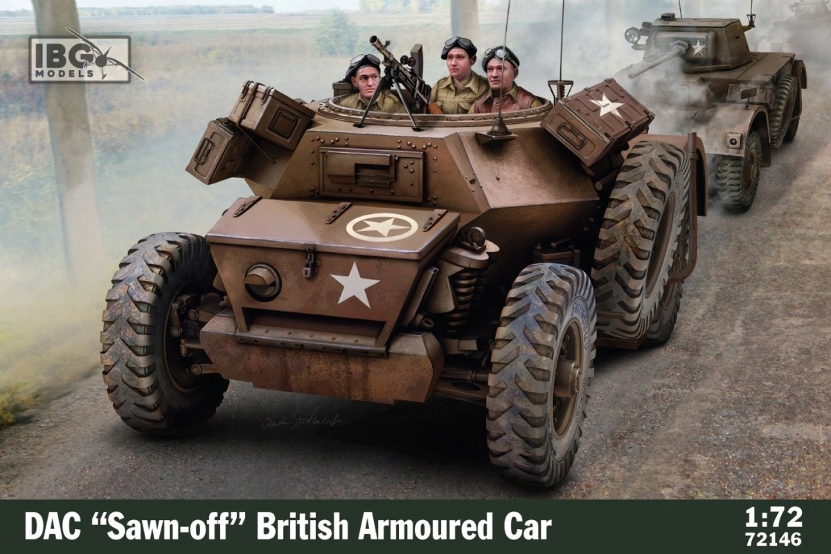 Model plastový Dac Sawn off British Armoured Car