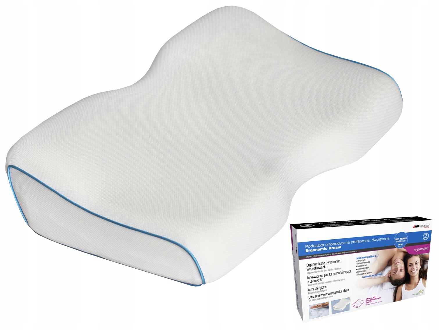 

Poduszka ortopedyczna anatomiczna ergonomiczna