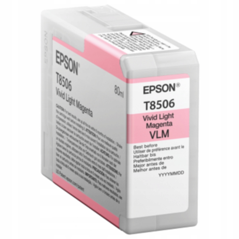 Atrament Epson Singlepack Light Magenta T850600 C13T850600 červený (magenta)