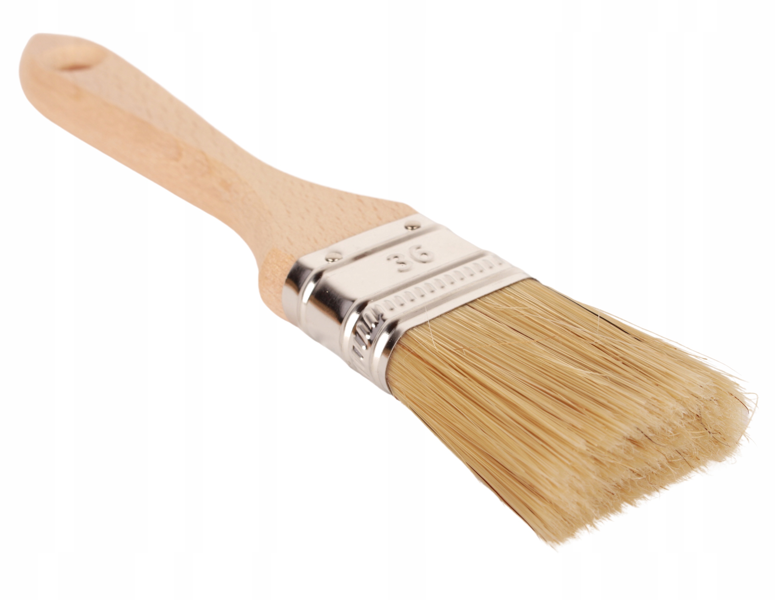PĘDZEL ANGIELSKI 36mm PŁASKI MALARSKI NATURALNY Marka Woodcarver