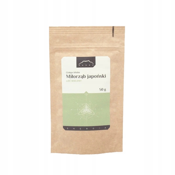 

Ginkgo biloba liść mielony 50g Nanga